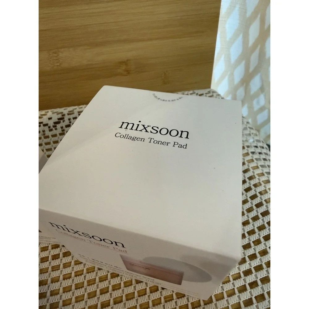 MIXSOON PDRN Collagen Cleanser, Cream, Serum & Toner Pads Skin Care Set-NEW!